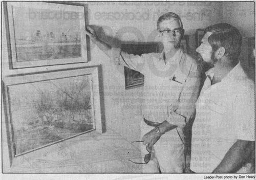 David and John Treherne, Regina, 1983